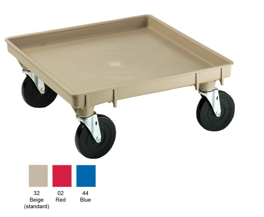 Traex® recycled rack dolly in blue