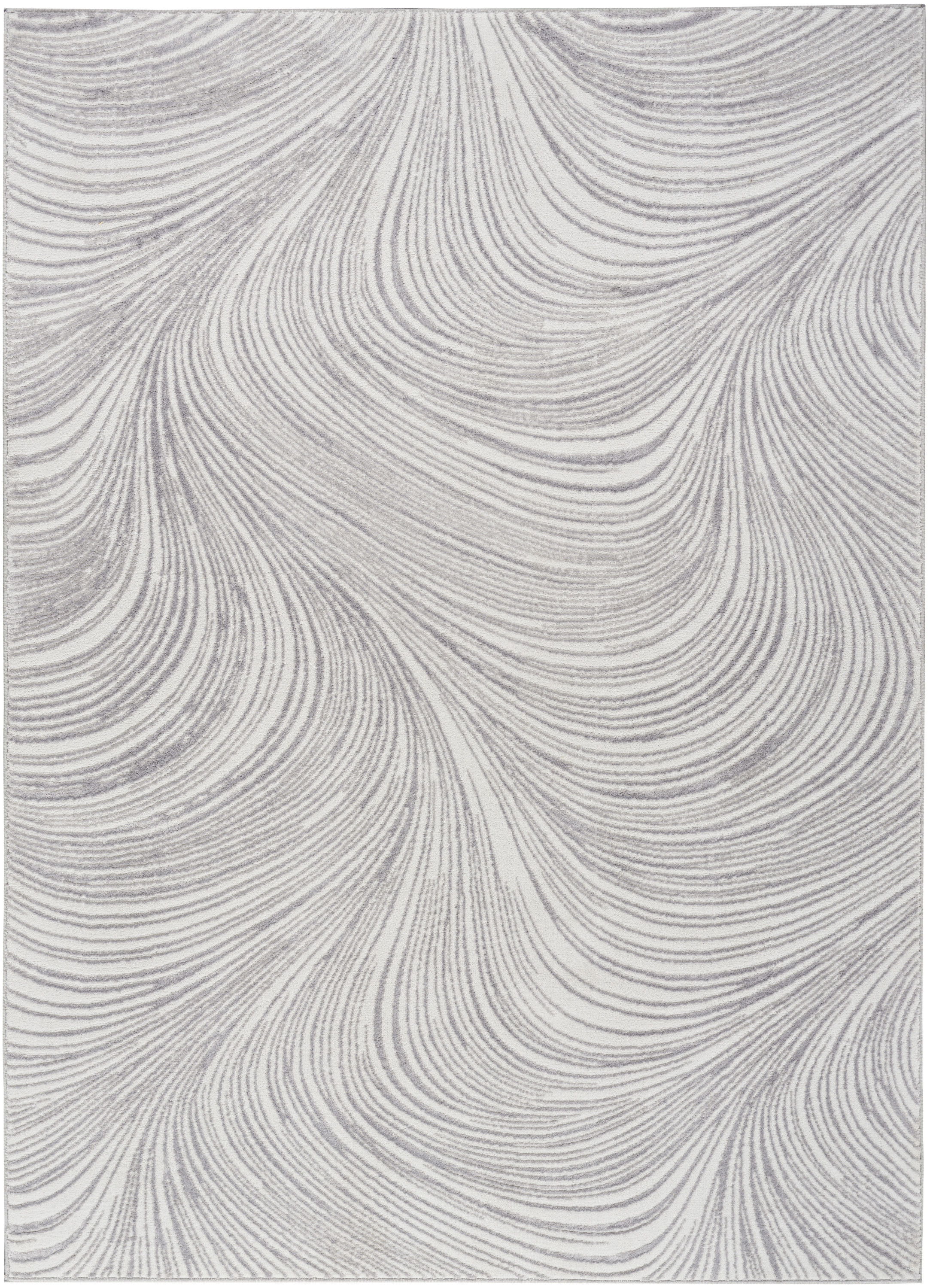 DKNY Central Park West 5'3" x 7'3" Grey Modern Indoor Rug