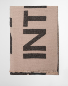 Milla Logo Wrap Scarf 