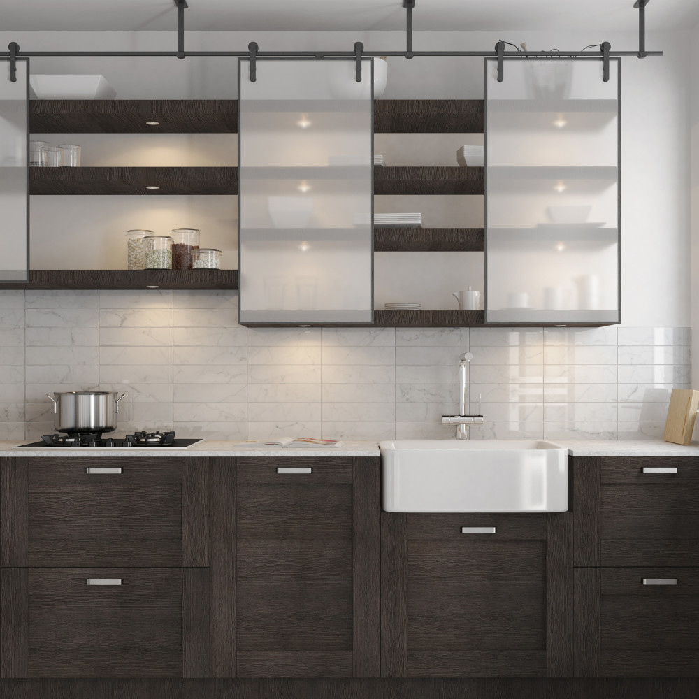 Classico Carrara Glossy 3 in. x 12 in. Ceramic Wall Tile