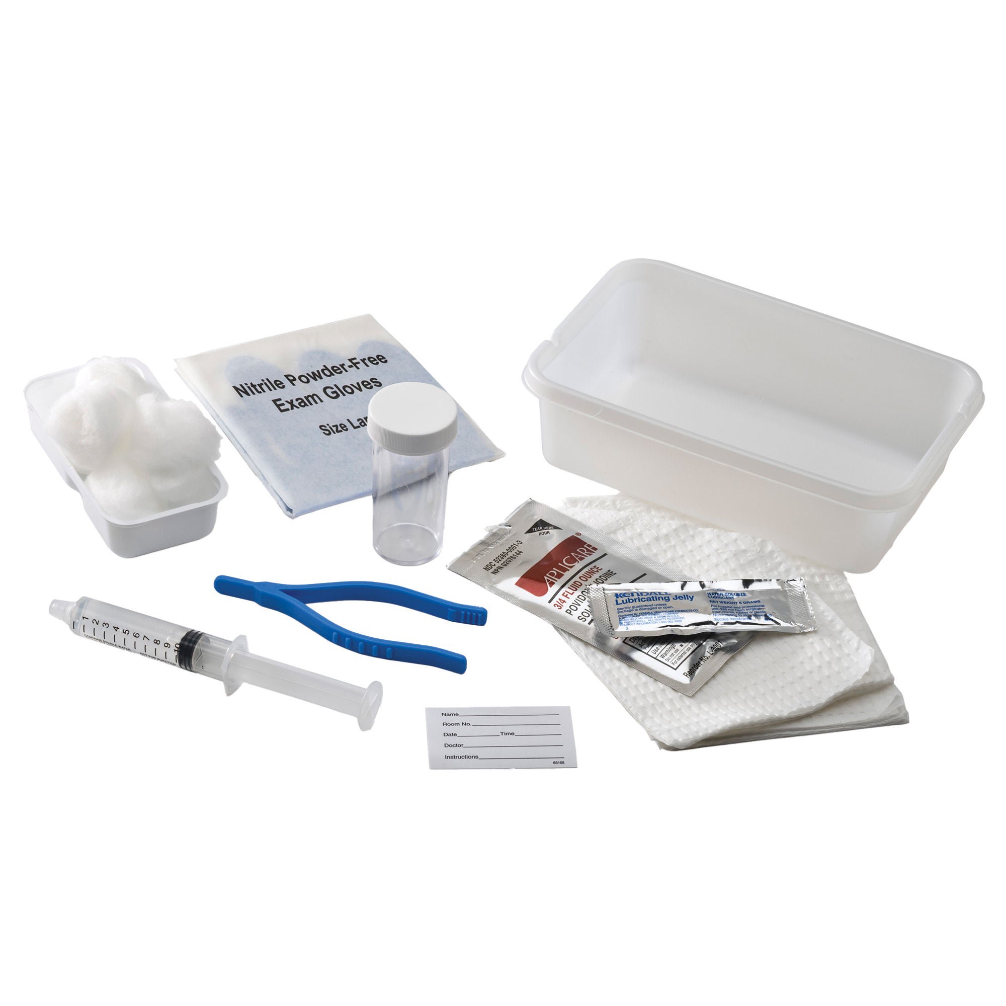 Dover™ IC Indwelling Catheter Tray, 15 Fr., 2-Way Foley