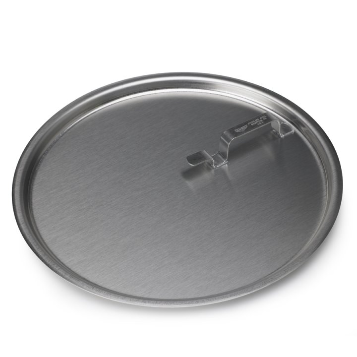 Stainless steel hook-on pail cover