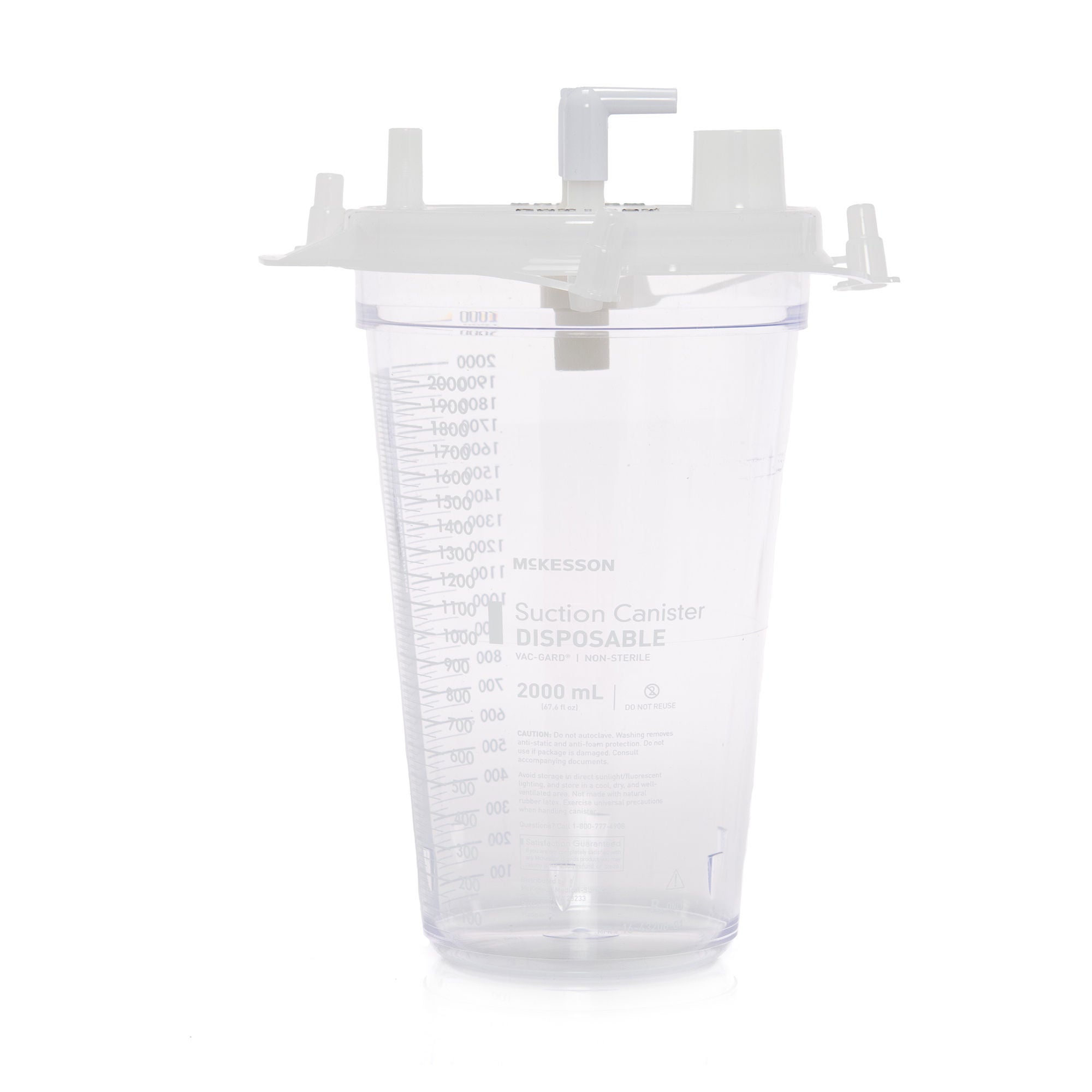McKesson Brand CANISTER, SUCTION DISP 2000ML (6EA/BX 4BX/CS)