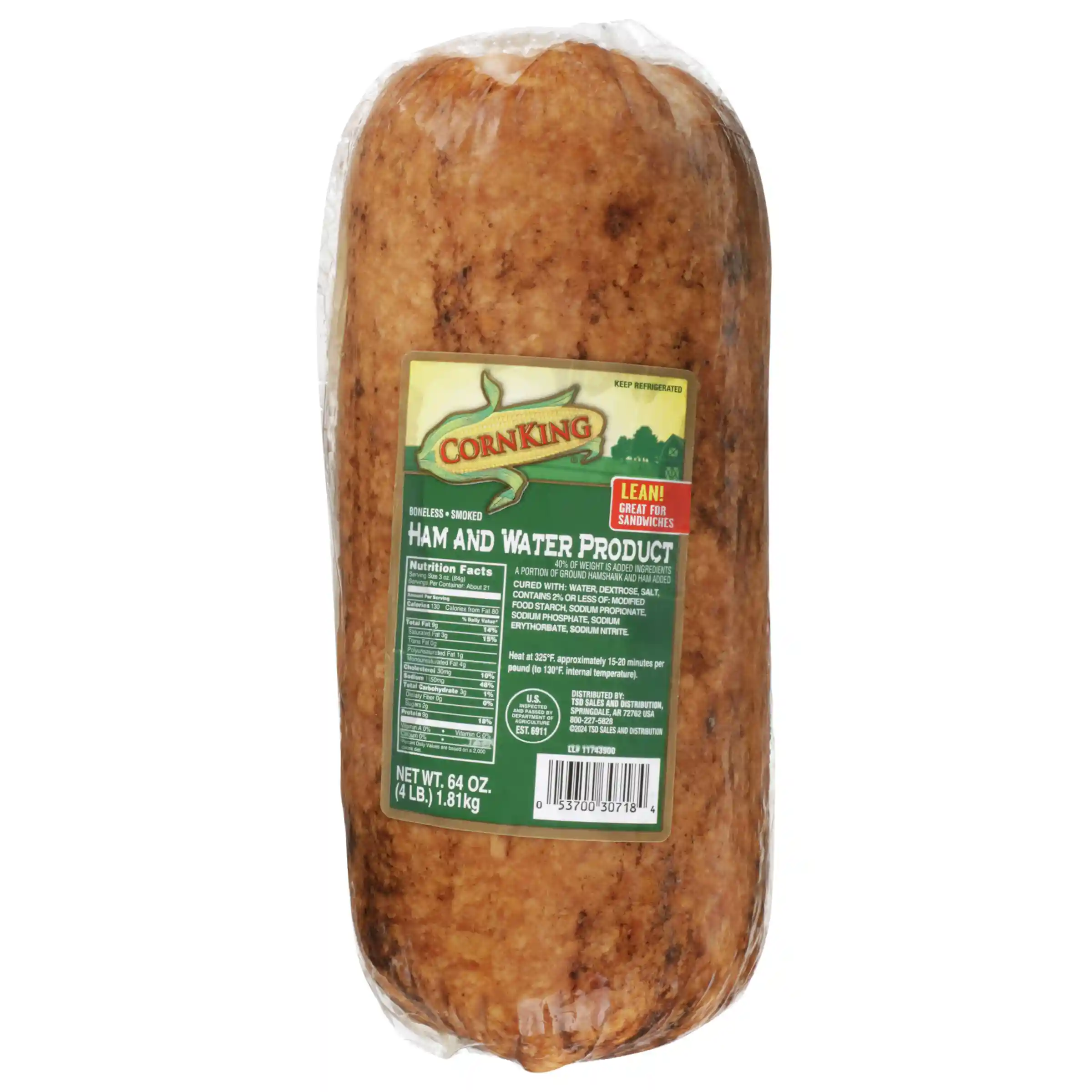 Corn King® Fully Cooked Boneless Smoked Buffet Ham, 8 Count_image_3