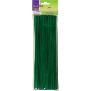 Regular Stems, Dark Green, 12" x 4 mm, 100 Pieces