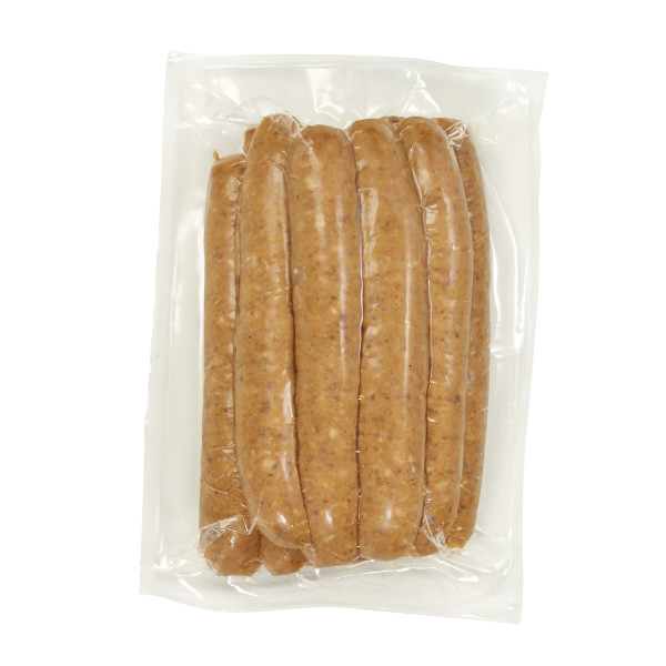 FONTANINI(r) Spicy Italian Sausage Link, Cooked, Natural Casing, 3/lb, 4/3 lb . C1C1 - Front Center In Package (Hi Res)