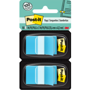Flags - Blue, 50/Dispenser, 2 Dispenser/Pack