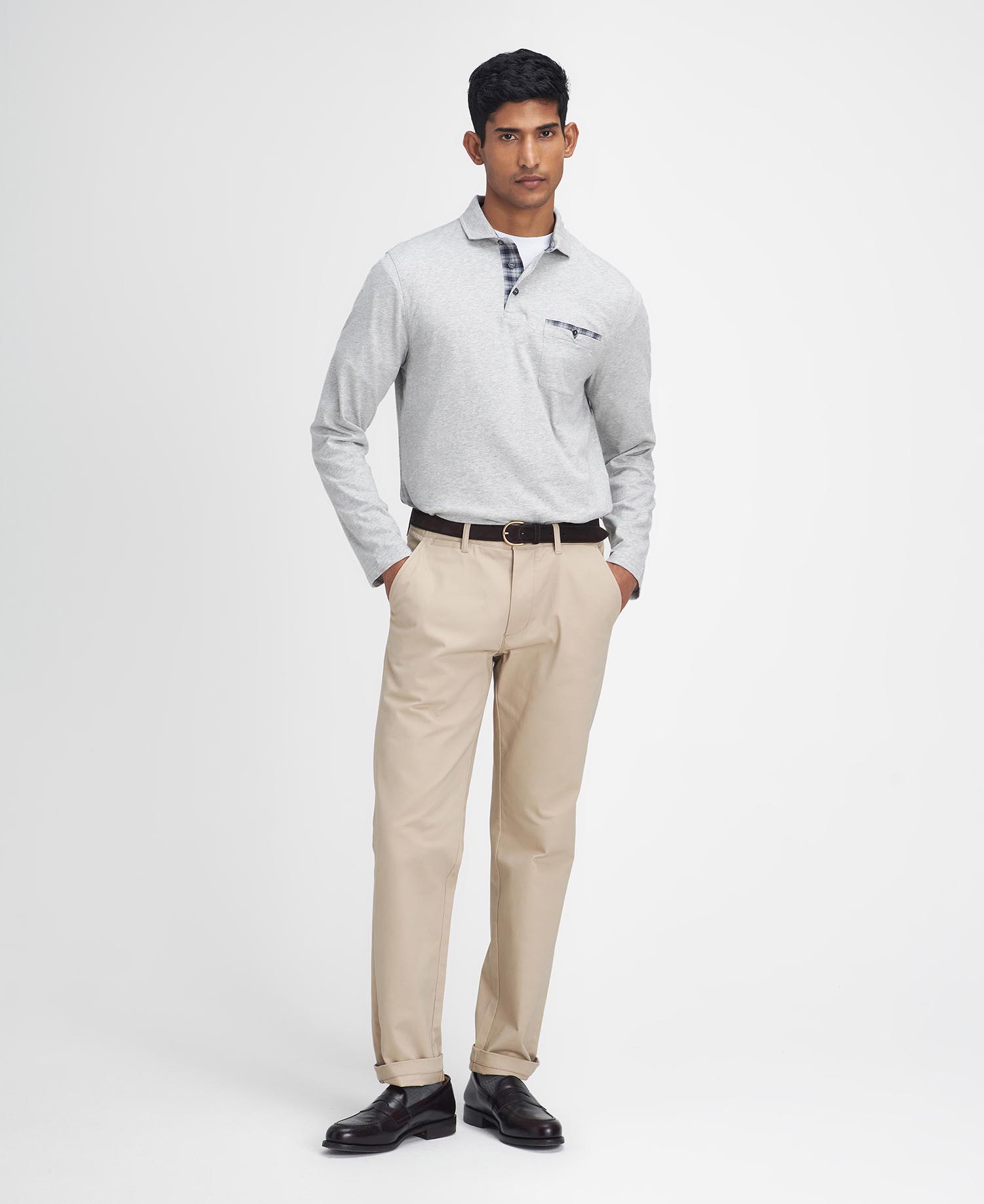 Corpatch Long-Sleeved Polo Shirt image number 1