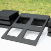 Cubic Display Shelves and Crossbars