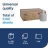 SCARC530, Tork, M23 Center-pull Towel, 7.6in x 519ft, 2 ply, White