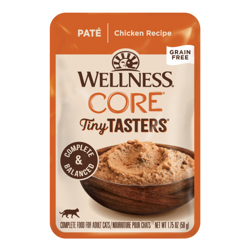 Wellness CORE Tiny Tasters Chicken Pate Front packaging