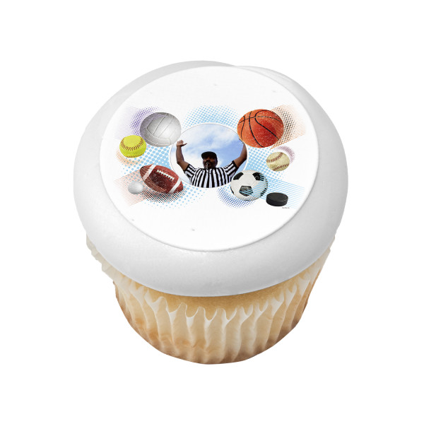 Sports Collage PhotoCake® Edible Image® Frame