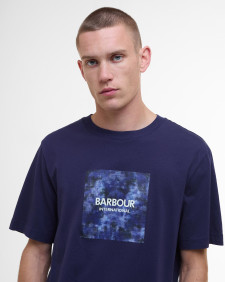 Camo Ikat T-Shirt Midnight Blue