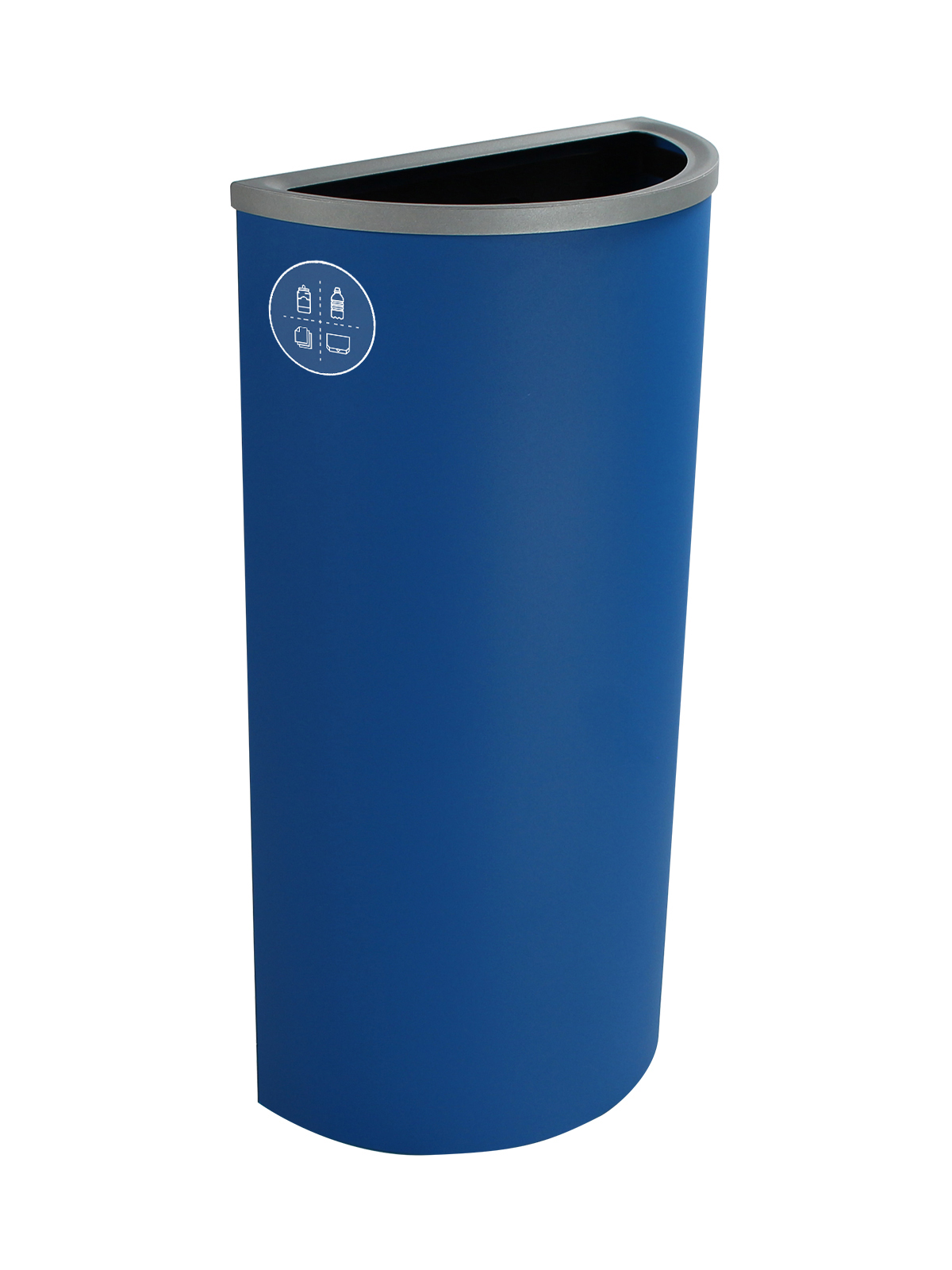 SPECTRUM – Single – Kit – Ellipse Slim – Mixed Recyclables – Full – Blue