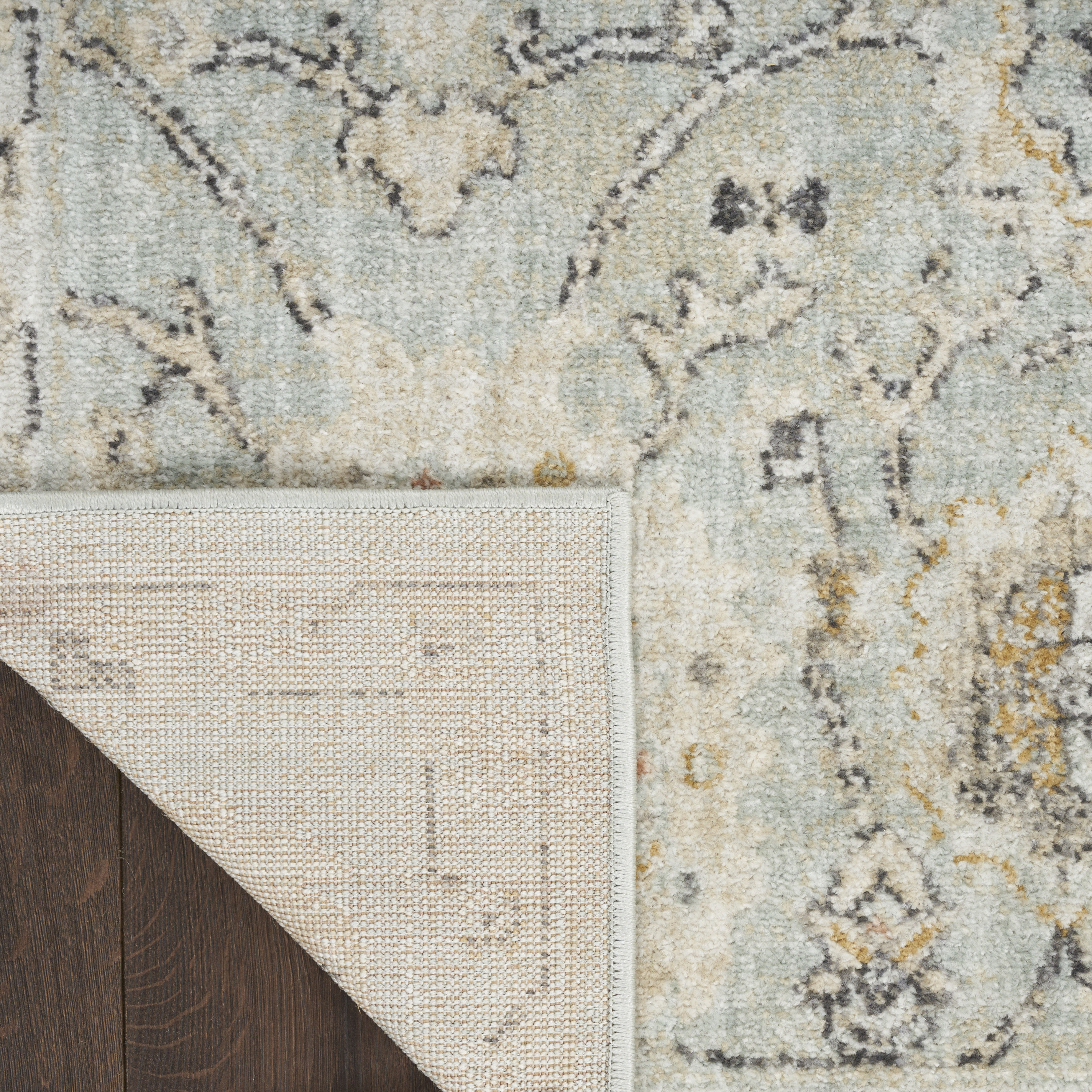 Nourison Oushak Home 8' x 9'10" Mint Vintage Indoor Rug