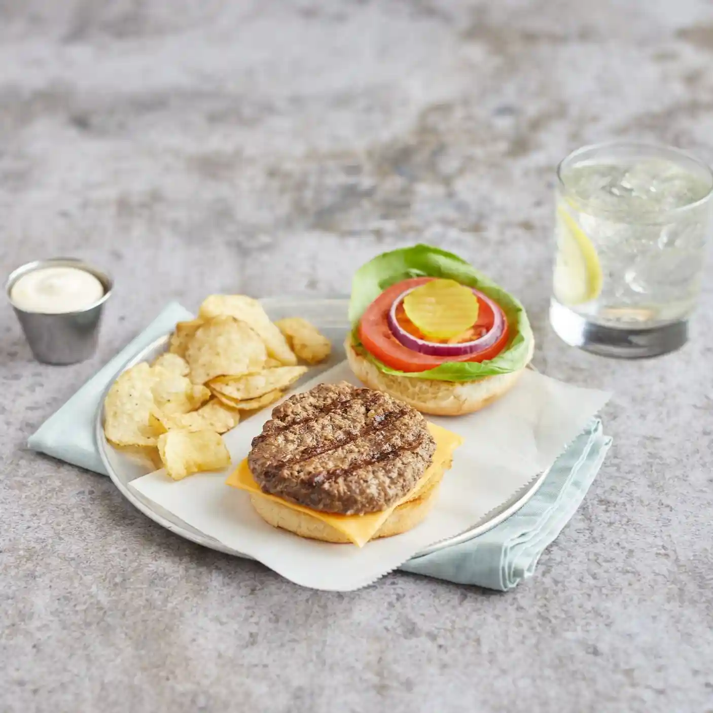 AdvancePierre™ Fully Cooked Flame Grilled Beef Burger, 2.01 oz. https://images.salsify.com/image/upload/s--BmoKlGWz--/q_25/fr6ppvgsvumlbzfecain.webp