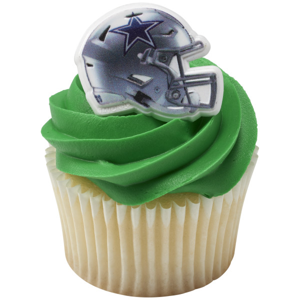NFL Team Helmet Cupcake Rings