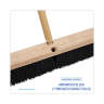 Boardwalk, 24in, Floor Brush Head, Polypropylene Bristles, Black