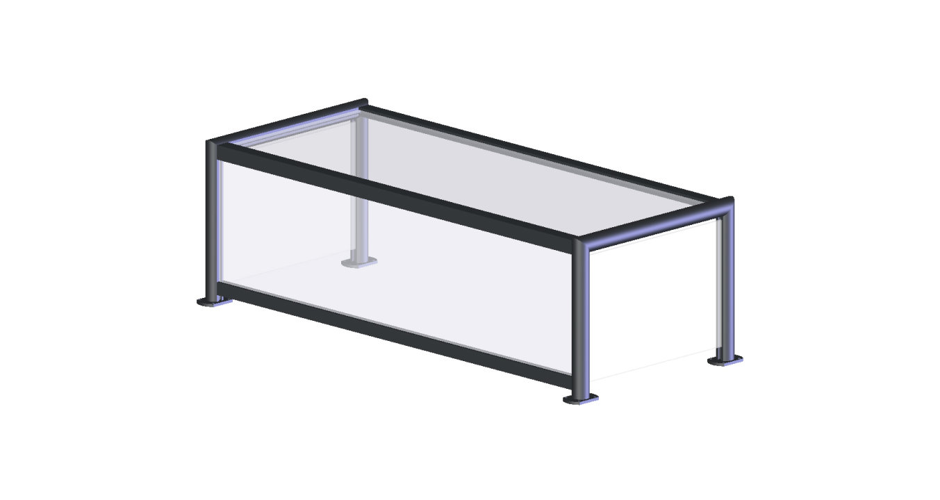 NSF Traditional Cafeteria Breath Guard with Shelf