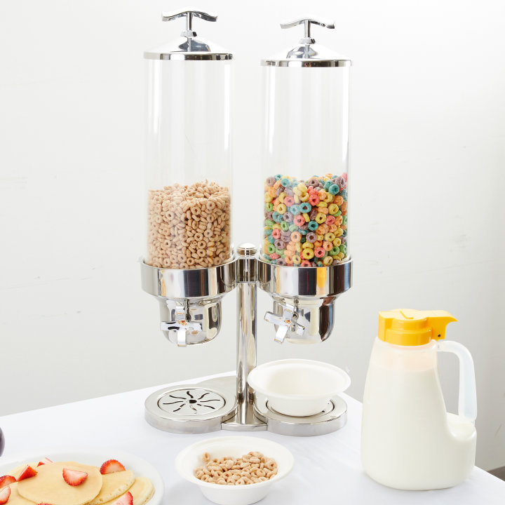 Somerville™ double cereal dispenser with two 4-quart dispensers