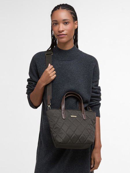 Mini-borsa tote trapuntata