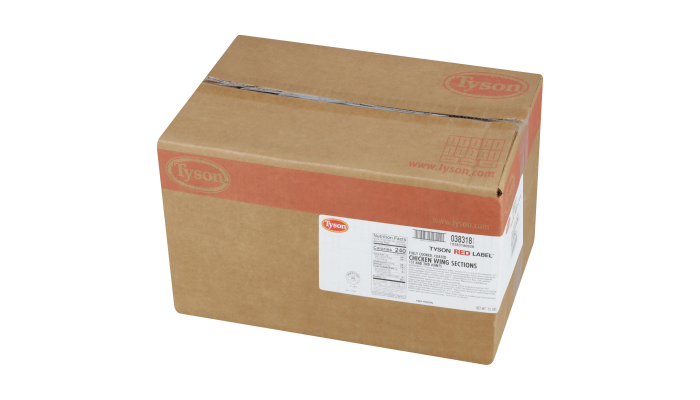 Tyson Red Label® Fully Cooked Coated Oven Roasted Bone-In Chicken Wing Sections, Jumbo_image_5