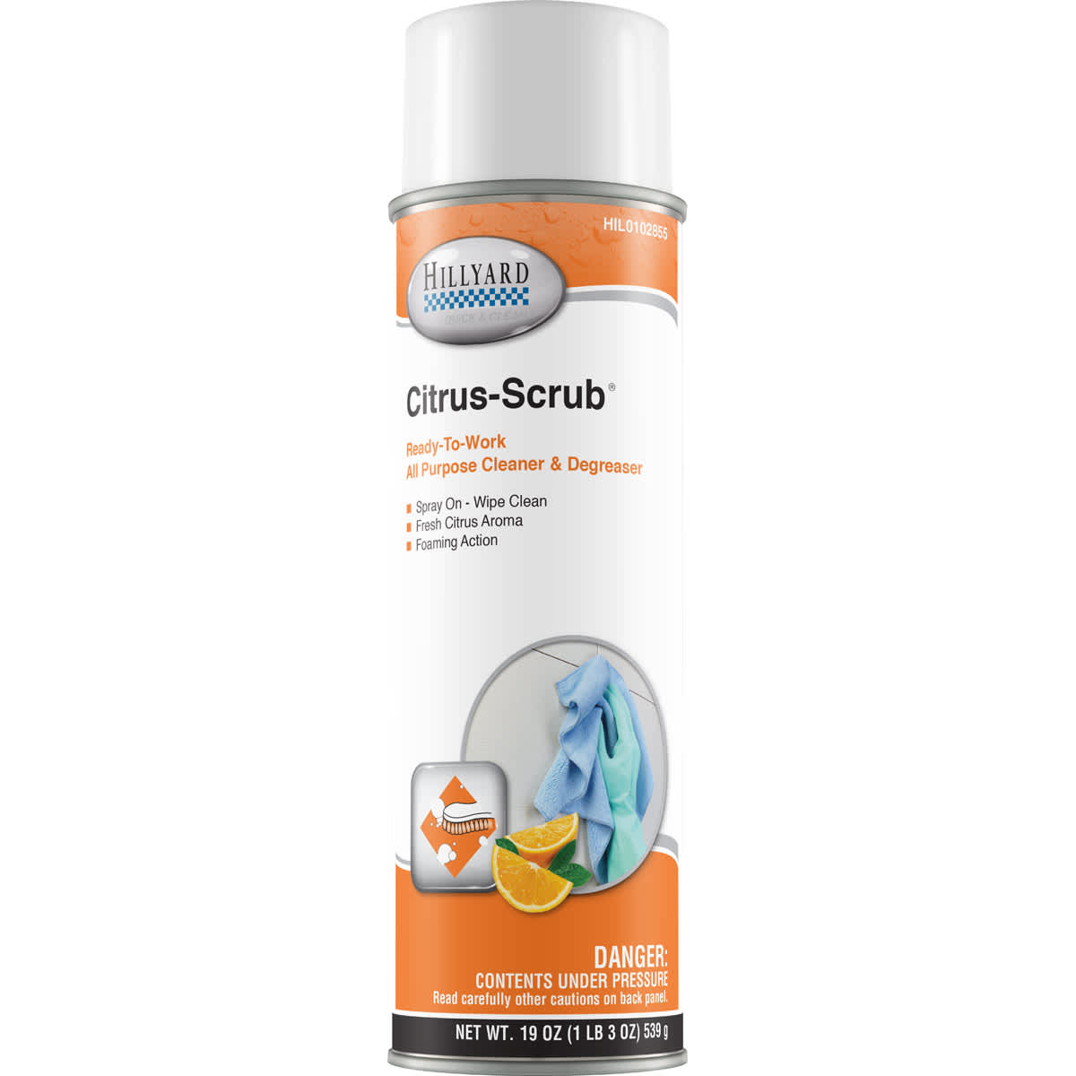 Hillyard Aerosol Citrus-Scrub 19 Oz