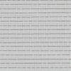 Woven roller blind, tightly lowered, showing white and pale-gray horizontal threads and textured weave; filtering daylight and softly diffusing light into a neutral, evenly lit interior space.