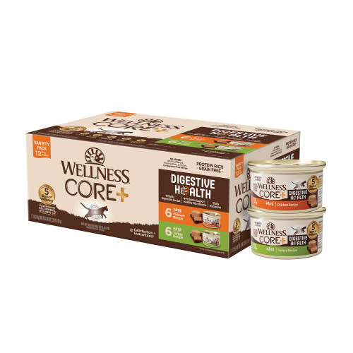 Wellness CORE+ Digestive Health Chicken & Turkey Front packaging