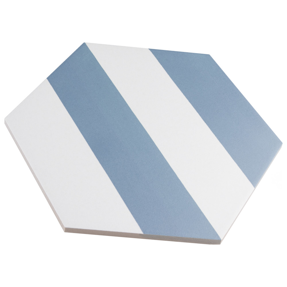 Porto Capri Hex Niagara 8-5/8 in. x 9-7/8 in. Porcelain Floor and Wall Tile