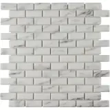Studio Marble Impressions Grey/White 12×12 Blox Mosaic Matte