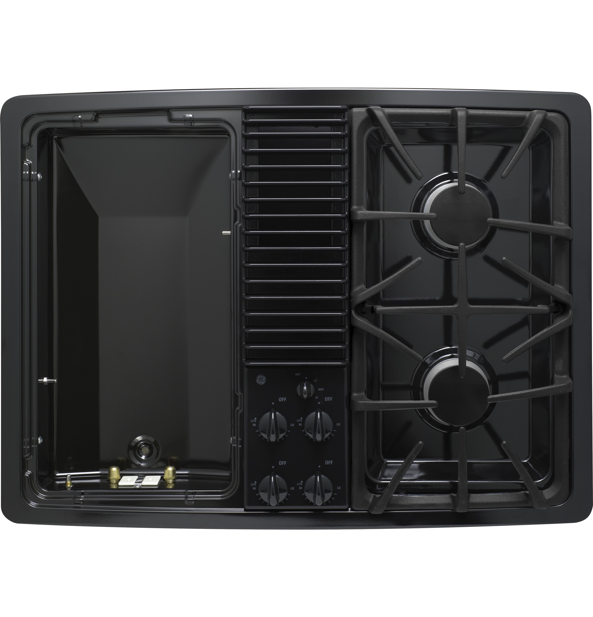 GE Profile™ Series Built-In Downdraft Gas Modular Cooktop