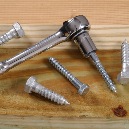 Stainless Steel Lag Thread Eye Bolt (5/16" x 4") Lag Screw Eyes