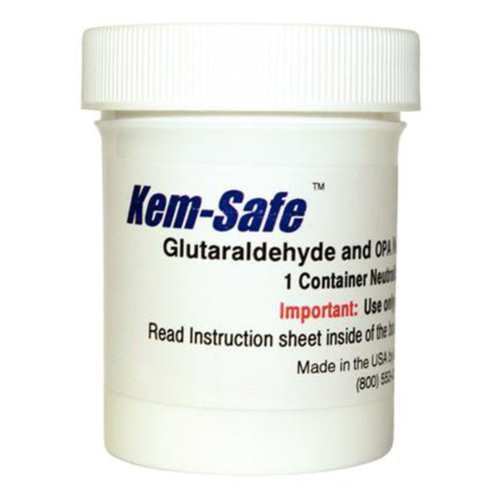 Kem-Safe™ OPA/Glutaraldehyde Neutralizer, 6-ounce Container