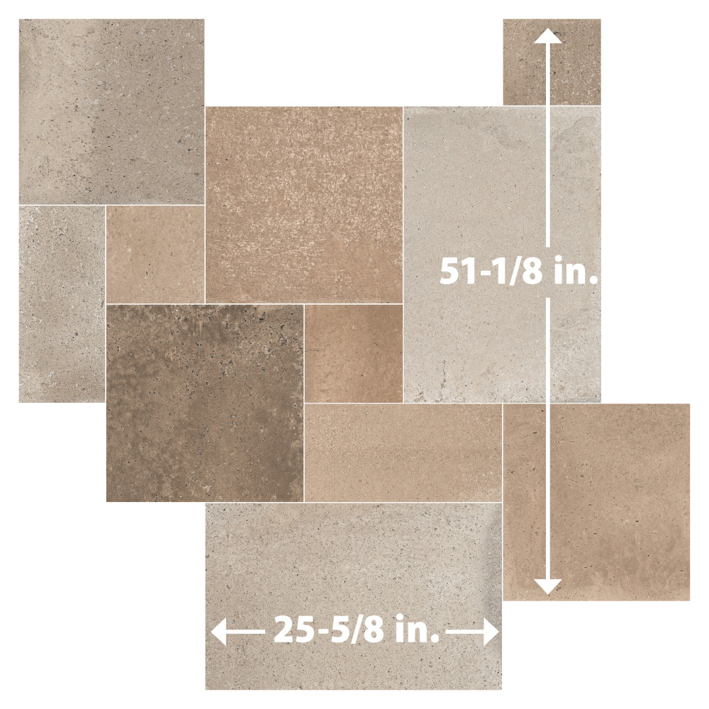Sample – Adagio Taupe Modular Porcelain Floor and Wall Tile