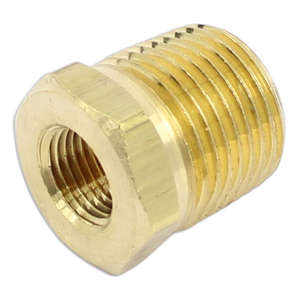HIL30867, Hillyard, Hex Bush Brass 1/8Fptx3/8In Mpt For C3