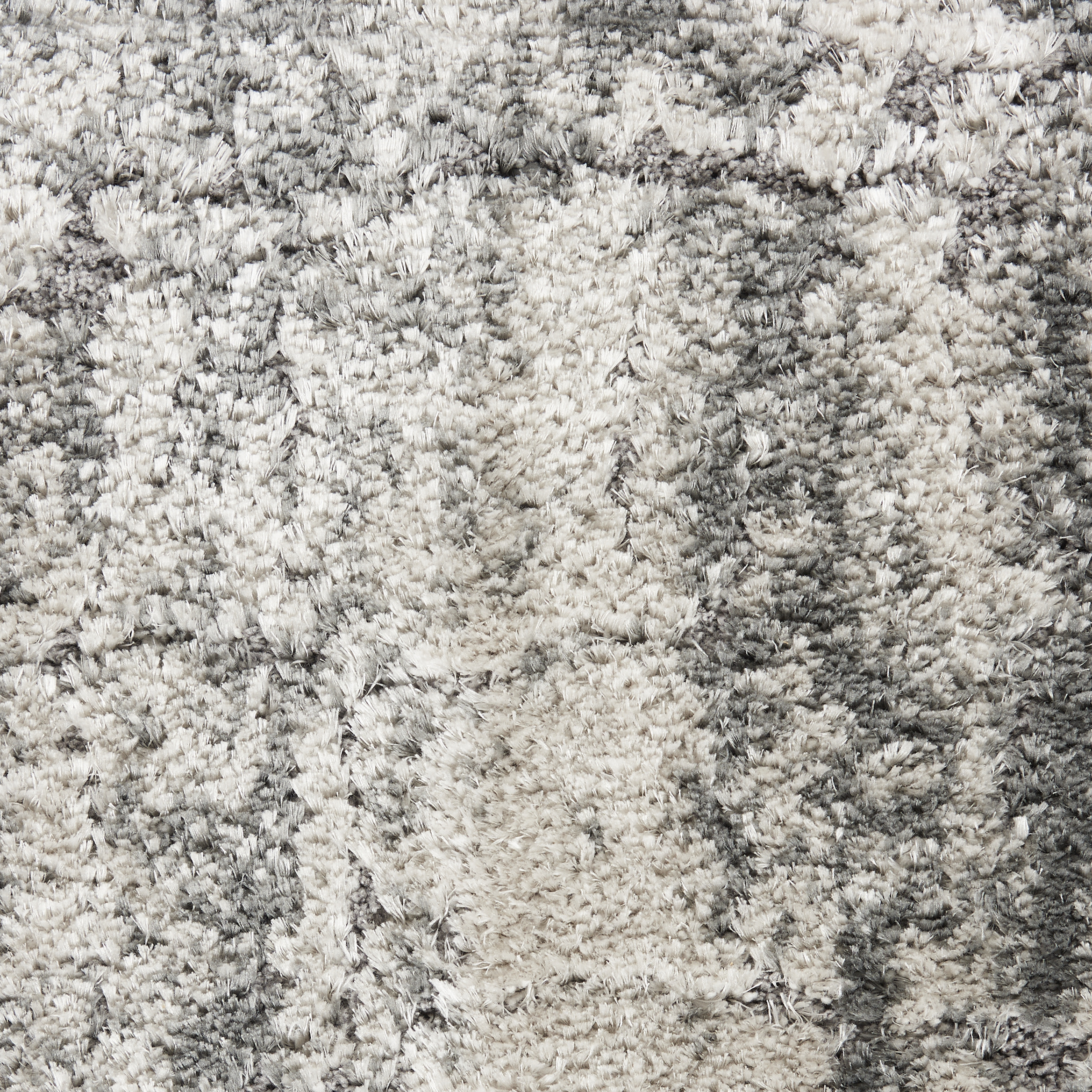 Nourison Dreamy Shag 9' x 12' Ivory Charcoal Shag Indoor Rug