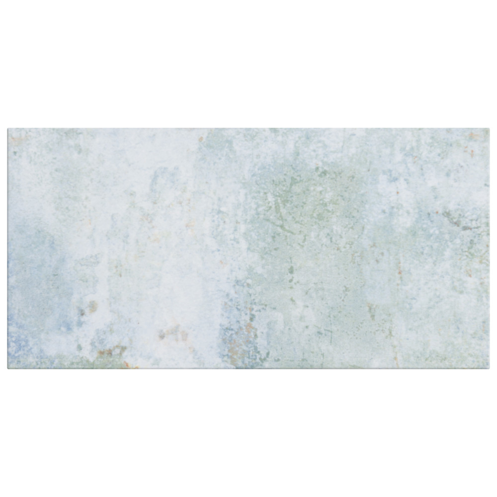 Biarritz Blue 3 in. x 6 in. Ceramic Wall Tile