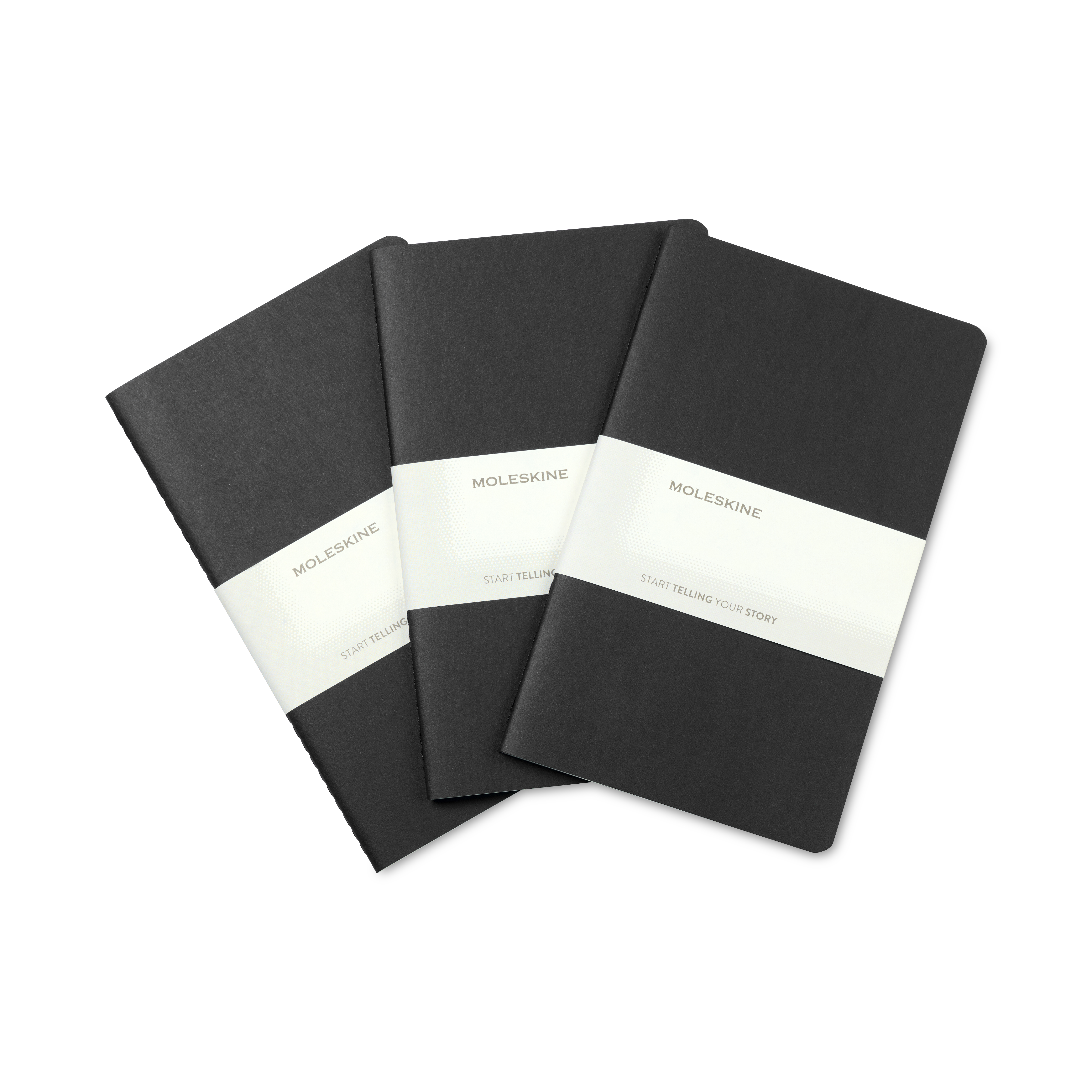 Moleskine® Large Cahier 3-Pack — Black