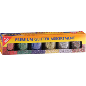Glitter Assortment, 3/4 oz., Pack of 6