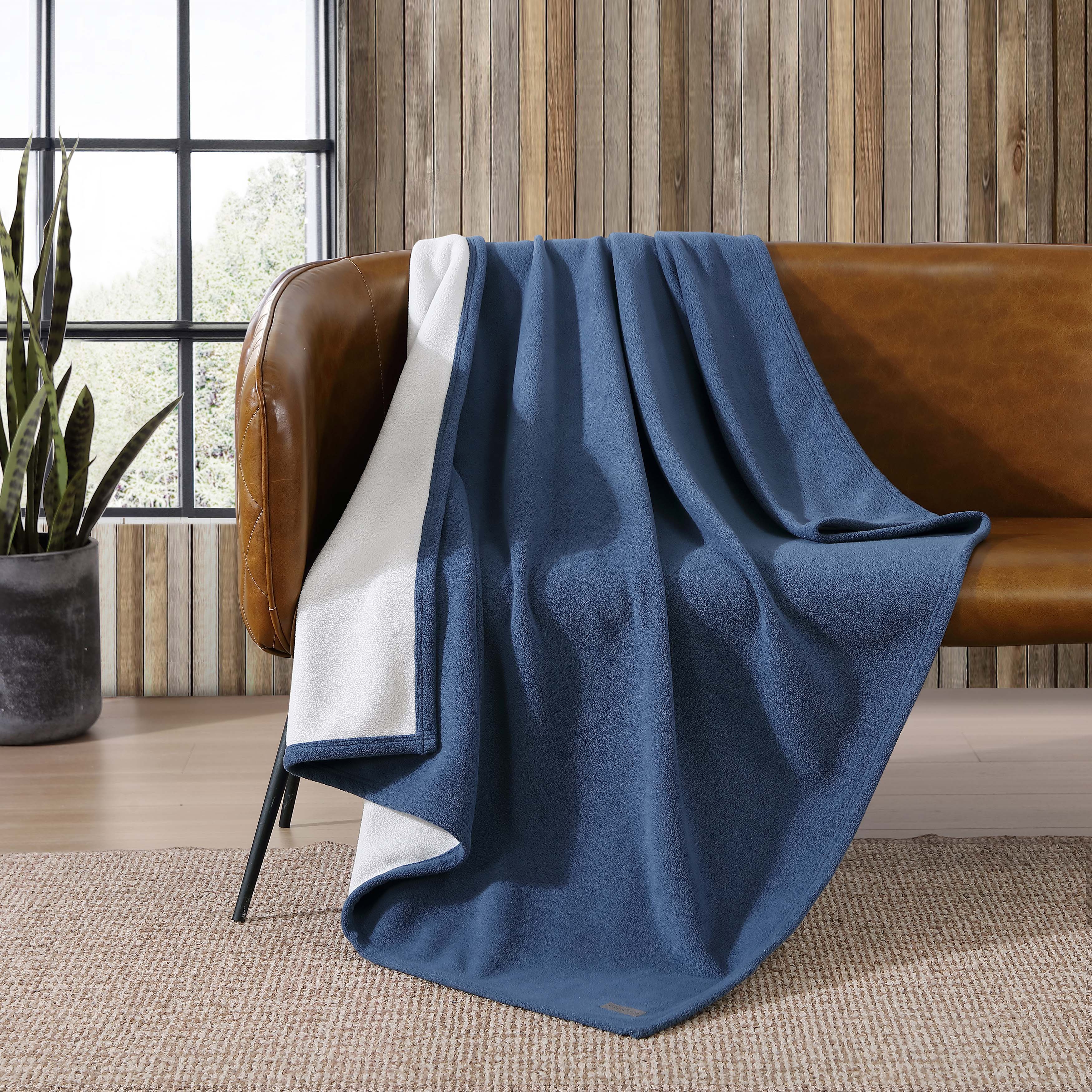 Eddie Bauer Plush-Fleece Throw Blanket