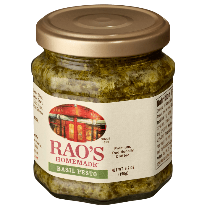 Basil Pesto Sauce, 6.7 oz - Right angle Image