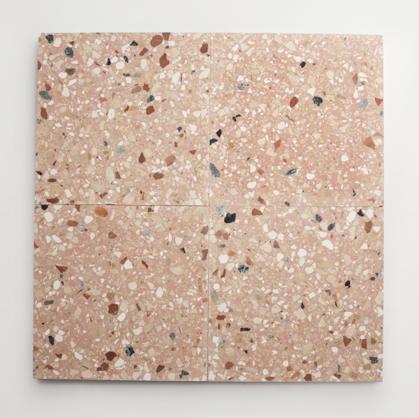 Dolce Vita Terrazzo | Torrone IV | Large Field Tile | Argilla | Honed