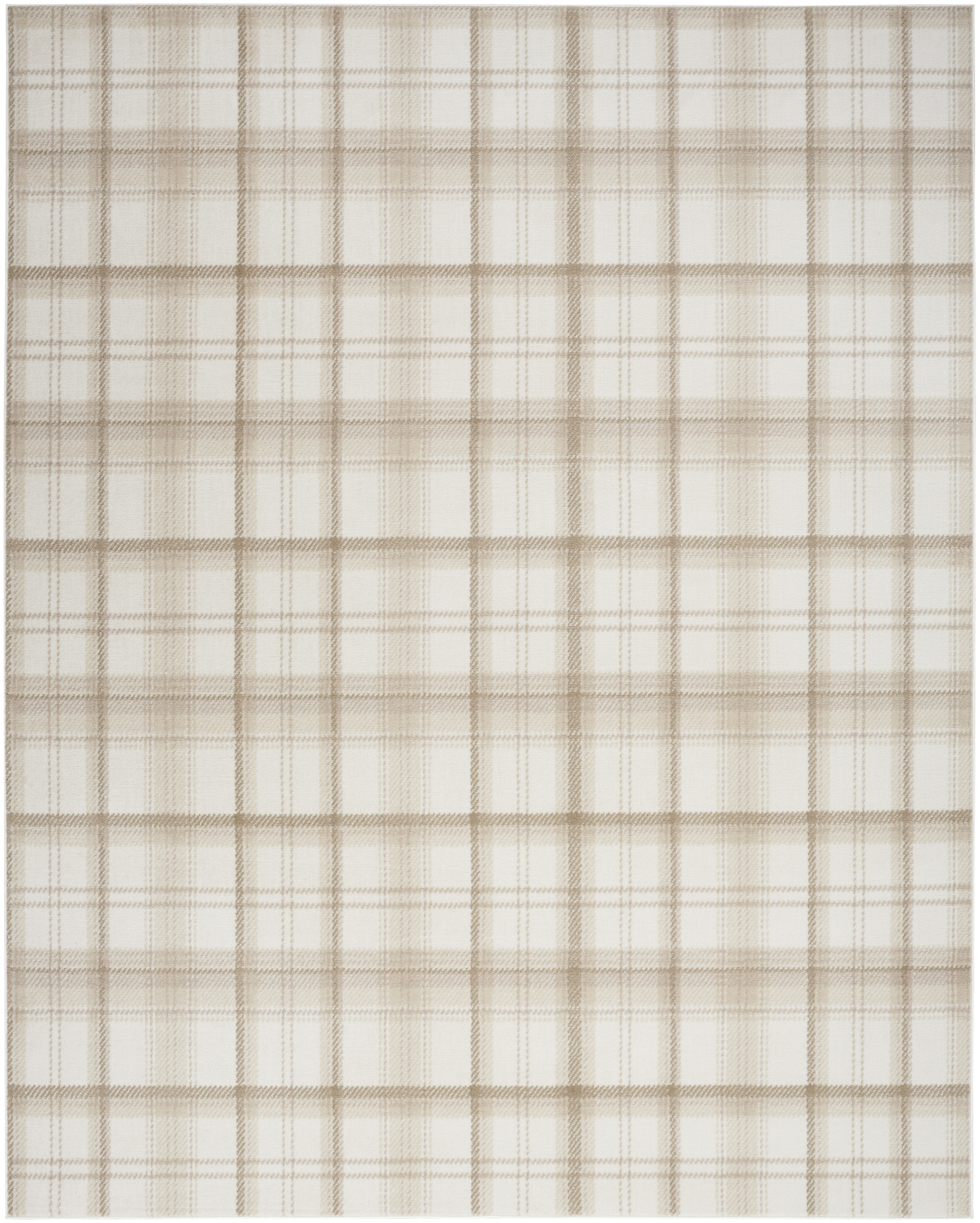Nourison Grafix 3'9" x 5'9" Ivory Beige Farmhouse Indoor Rug