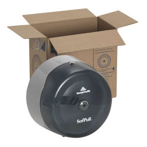 Georgia Pacific, Sofpull,  Bath Tissue Dispenser, Black