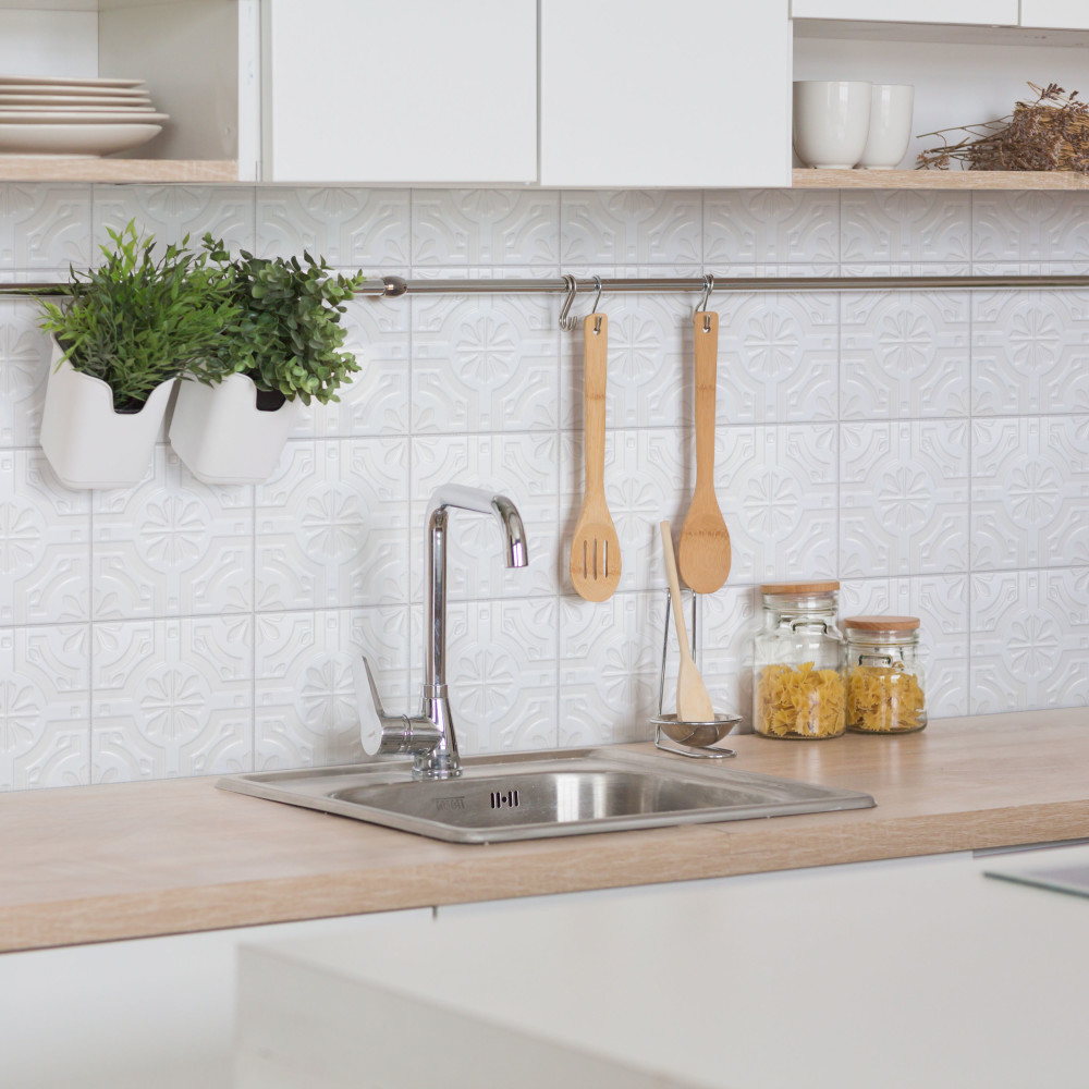 Triplex Real White 7-3/4 in. x 7-3/4 in. Ceramic Wall Tile