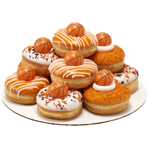 3D Basketball Cupcake Rings