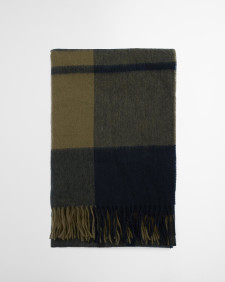 Sciarpa con motivo tartan in lana d’agnello Maxine 