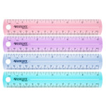 Westcott&reg; 6" Plastic Ruler, Assorted Colors (No Color Choice) ACM00412