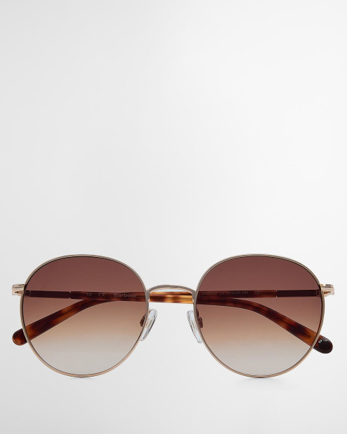 Square Aviator Sunglasses Gold